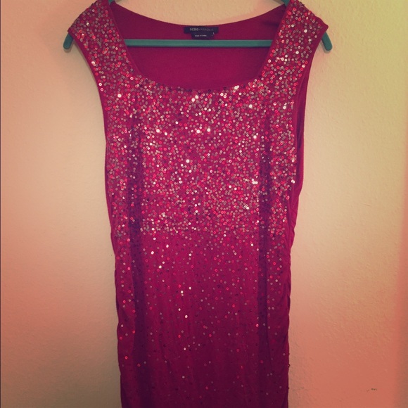 BCBG Sequin shirt dress