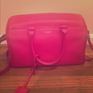Authentic YSL Medium Duffle Bag in Pink!!