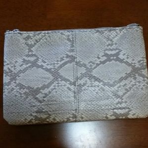 Snake skin clutch/purse