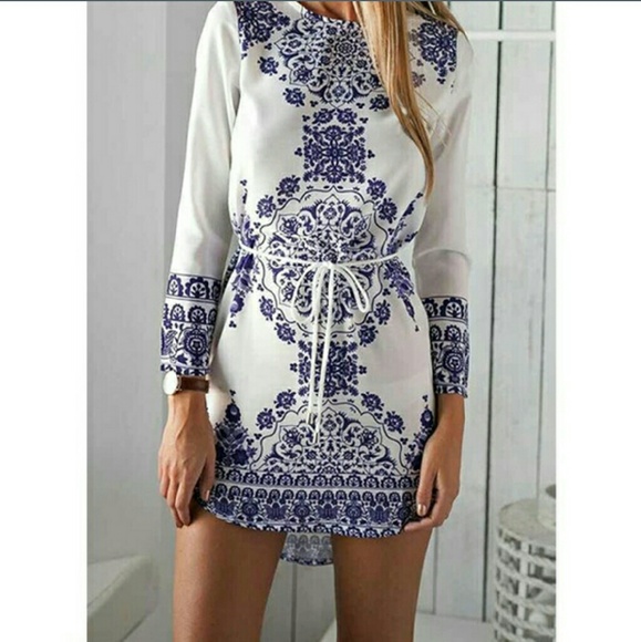 NWT Lula Queen porcaline Mini dress small - Picture 3 of 4