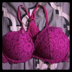 Pink Racerback Bra