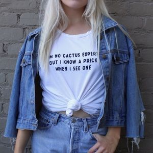 "I'm no cactus expert" tshirt