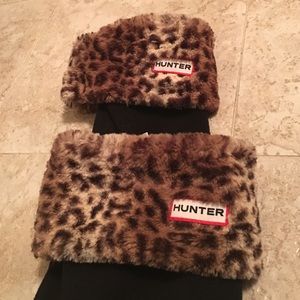 Hunter Tall Boot Socks in Leopard