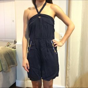 Casual Blue Halter Romper!!!