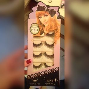Japanese false eyelashes black
