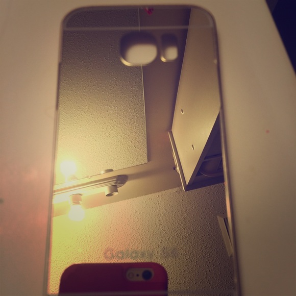 Galaxy s6 cover gold metal