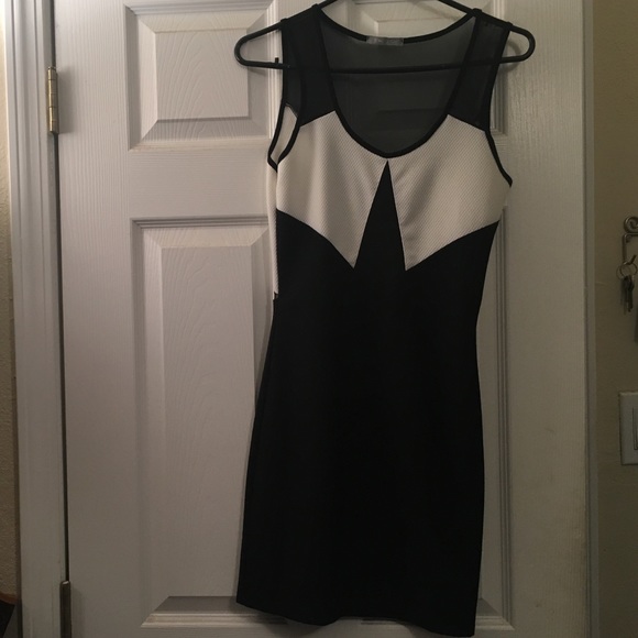 Black and White Dress