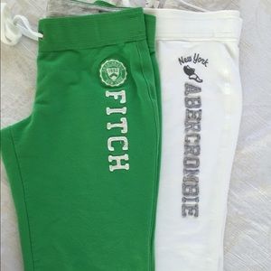 2 pr Abercrombie Sweatpants