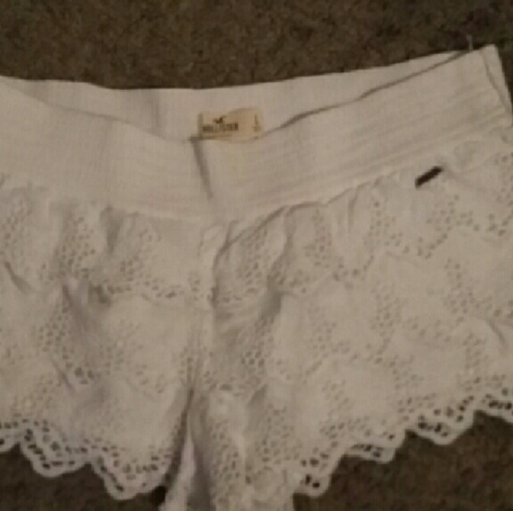 Hollister Lace Short Shorts