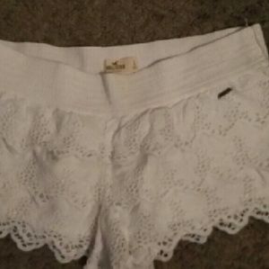 Hollister Lace Short Shorts
