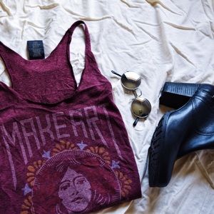 🌚STYLE DEAL🌞Obey Make Art Not War Tank