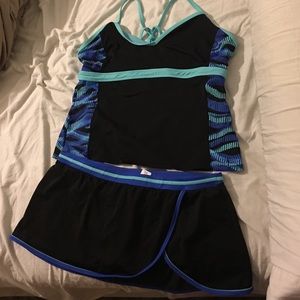 Danskin tankini n skirt