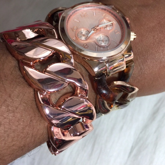 Rose Gold Chain Link Bracelet