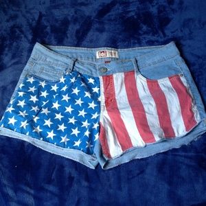 4th of July flag shorts size 13
