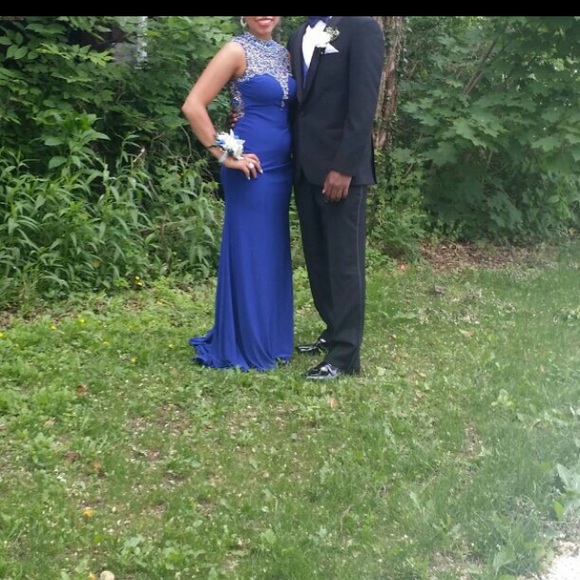Royal blue prom dress - Picture 1 of 2