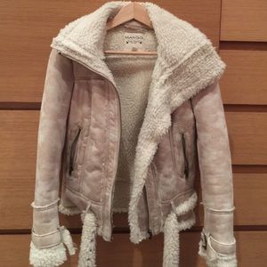 Mango furry jacket