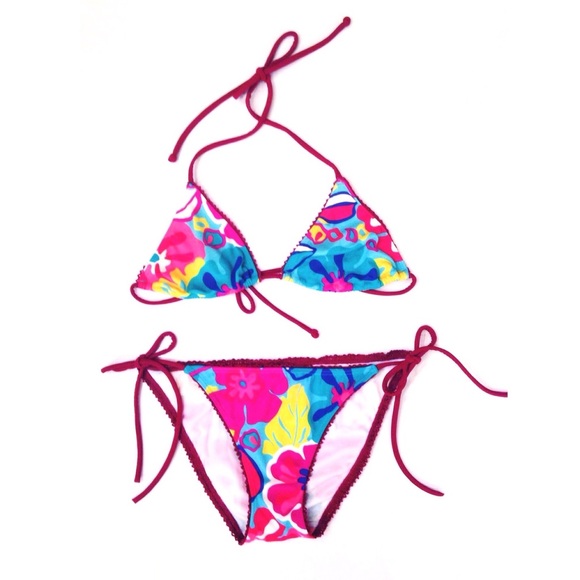 Floral String Bikini (available until Jan. 2) - Picture 1 of 4