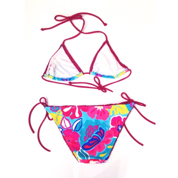 Floral String Bikini (available until Jan. 2) - Picture 2 of 4