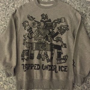 trapped under ice band sweatshirt men's