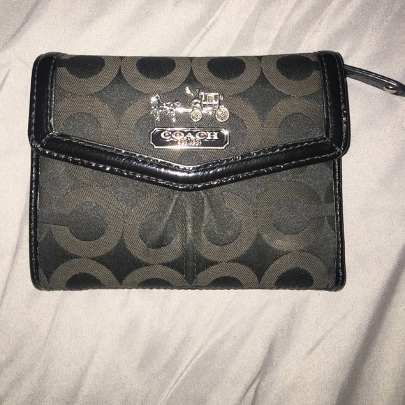 Black Coach Wallet