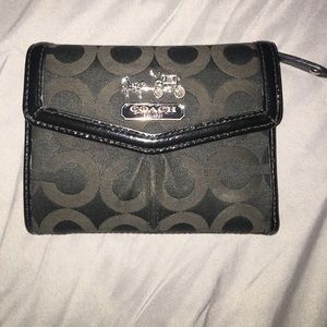 Black Coach Wallet