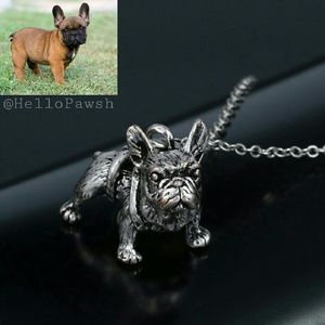 🆕3D Realistic French Bulldog Necklace