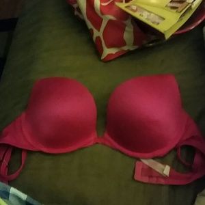 Pink bra