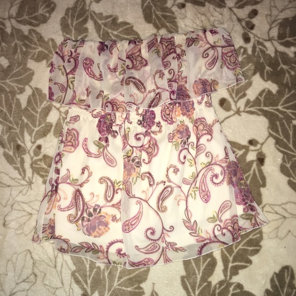 Candies strapless top