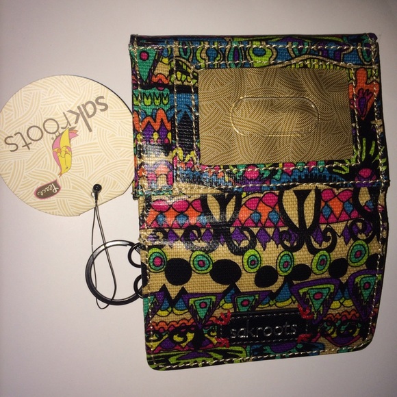 Sakroots Accessories - Sakroots Artist Circle ID Wallet Keychain NWT