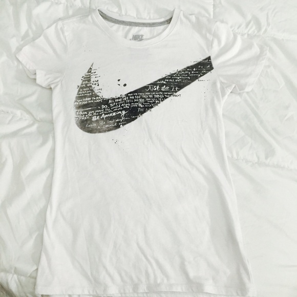 White Nike Top