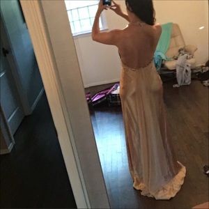 Golden elegant dress