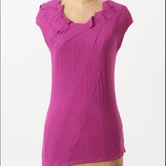 Anthropologie Ribbed Tee Xs