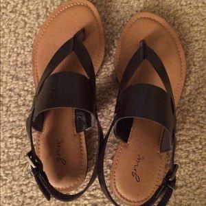 Black sandals
