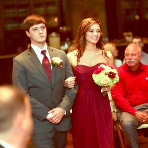 David's Bridal Bridesmaid Dress