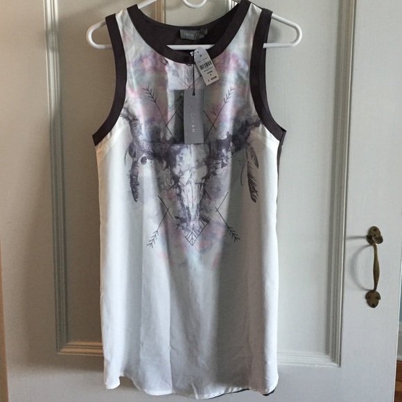 Grey skull LF dress