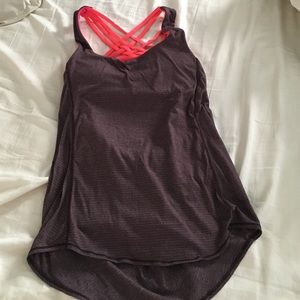 Lululemon criss cross tank