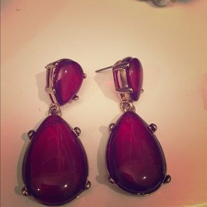 Red Statement Earrings