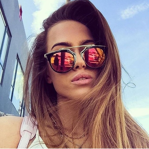 Orange Red New 2016 Spring Summer Sunglasses - Picture 2 of 2