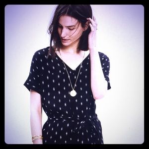 Madewell romper size small, black