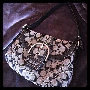 Authentic Black Coach Shoulder Bag!!!