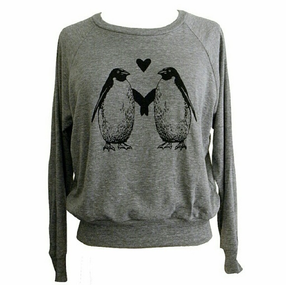 American Apparel Tops - American Apparel Penguin Sweatshirt