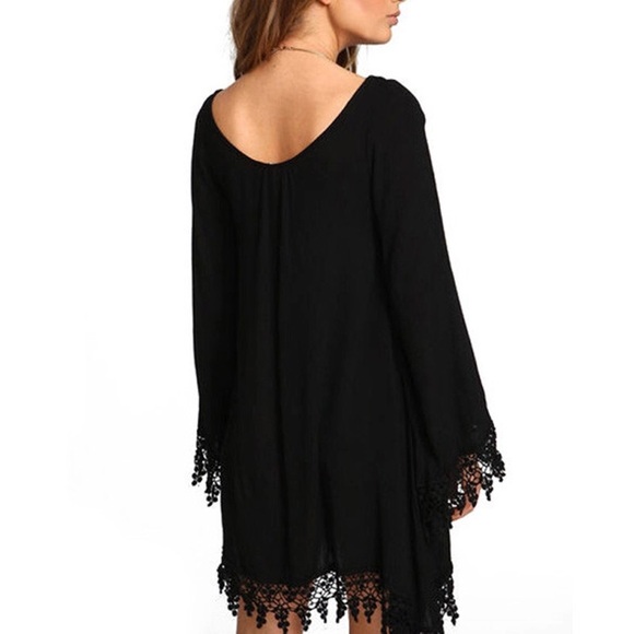 SALE πLAST 1β¨Boho Chic Sheer Lace Detailed Dress - Picture 2 of 4