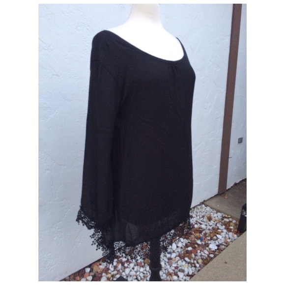 SALE πLAST 1β¨Boho Chic Sheer Lace Detailed Dress - Picture 3 of 4