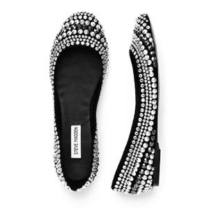 Steve Madden Silver Studded Flats🔥 😎