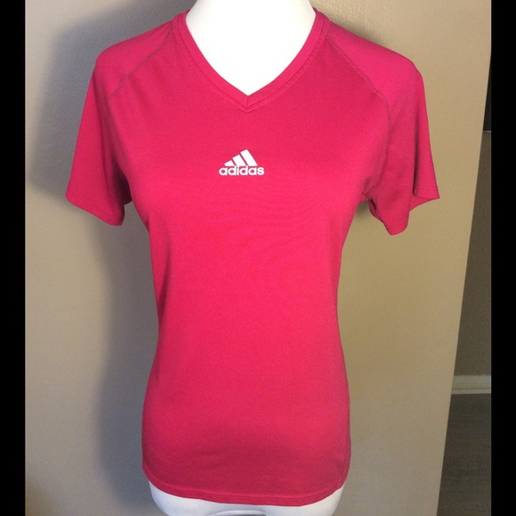 Women's Adidas Contrast Stitch Climalite Top XL