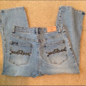 US POLO ASSOC. Capri stretch blue jeans size 11/12