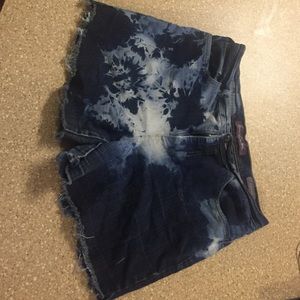 High waisted Jean shorts