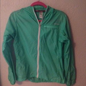 Light green Patagonia windbreaker