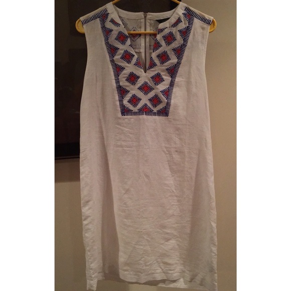 J.Crew Embroidered Linen Dress