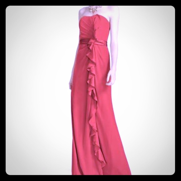 David's bridal bridesmaid prom dress